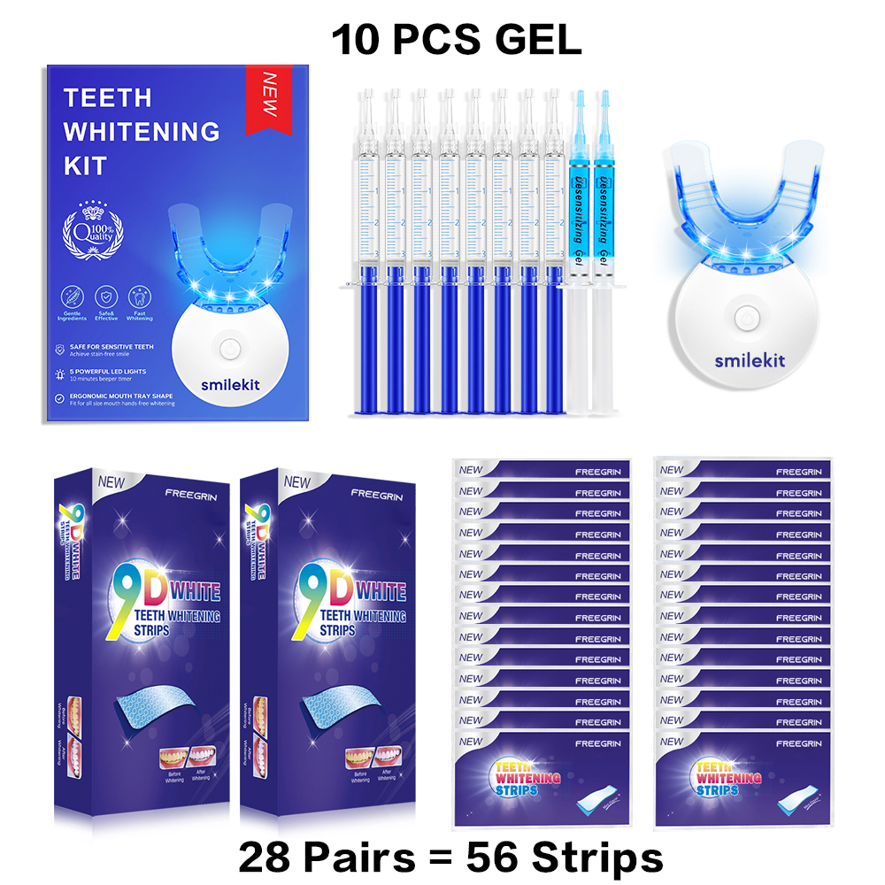 Teeth Whitening Remedies - Teeth Whitening Kit - 5X LED