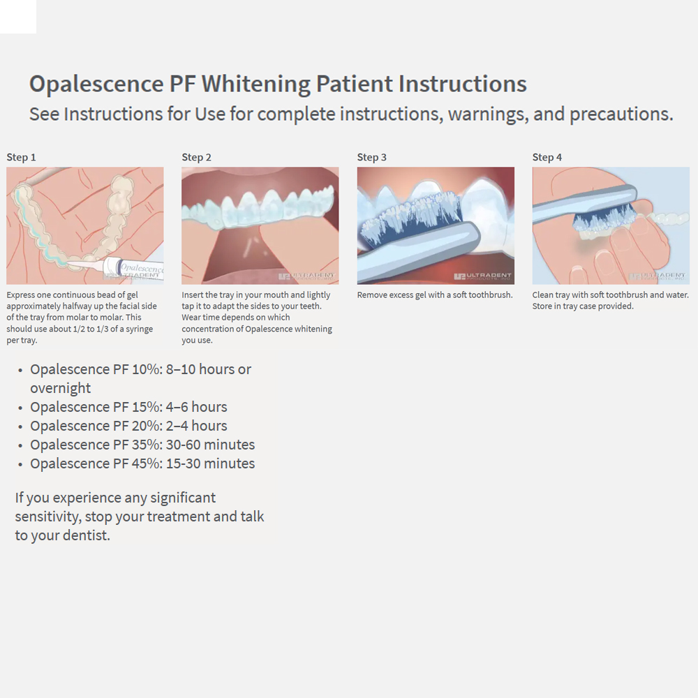 Teeth Whitening Gel Home Kit D - Teeth Whitening Gel Opalescence 리뷰 및 가격
