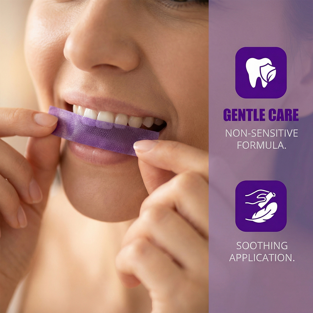 Purple Teeth Whitening Strips- - Teeth Whitening Home Kit 리뷰 및 가격