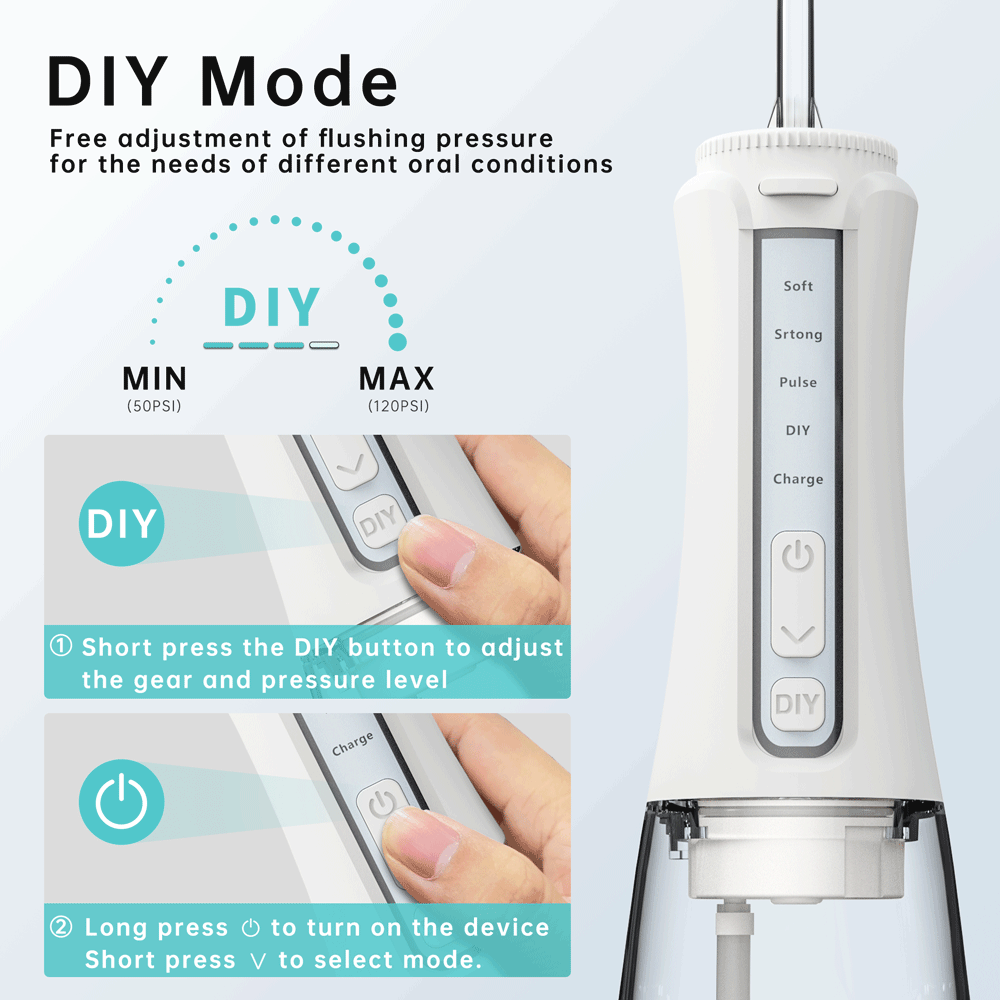 Portable Oral Irrigator 4 Mode - Dental Floss Picks 리뷰 및 가격
