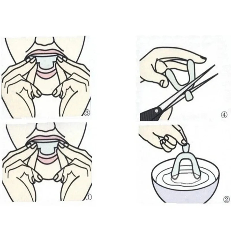 1/3/6pairs Silicone Mouth Guar - Teeth Whitening Mouth Guard 리뷰 및 가격