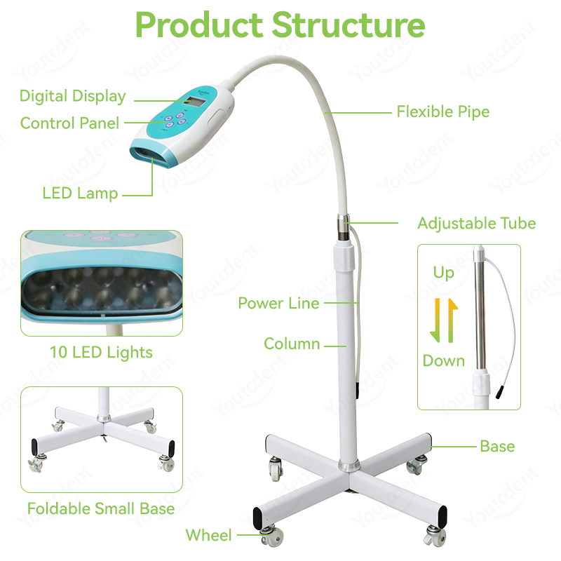 50W Dental Touch Screen 3 Colo - Teeth Whitening Dental 리뷰 및 가격