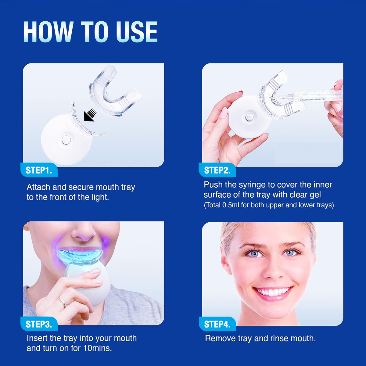 Teeth Whitening Kit - 5X LED L - Teeth Whitening Home Kit 리뷰 및 가격