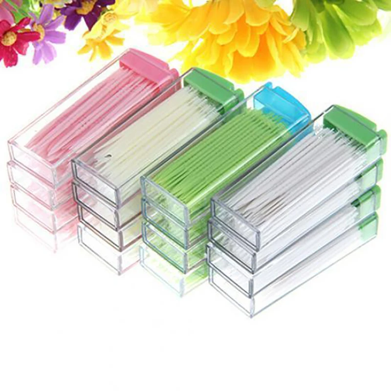 50Pcs/Box Oral Care Disposable - Dental Floss Picks 리뷰 및 가격