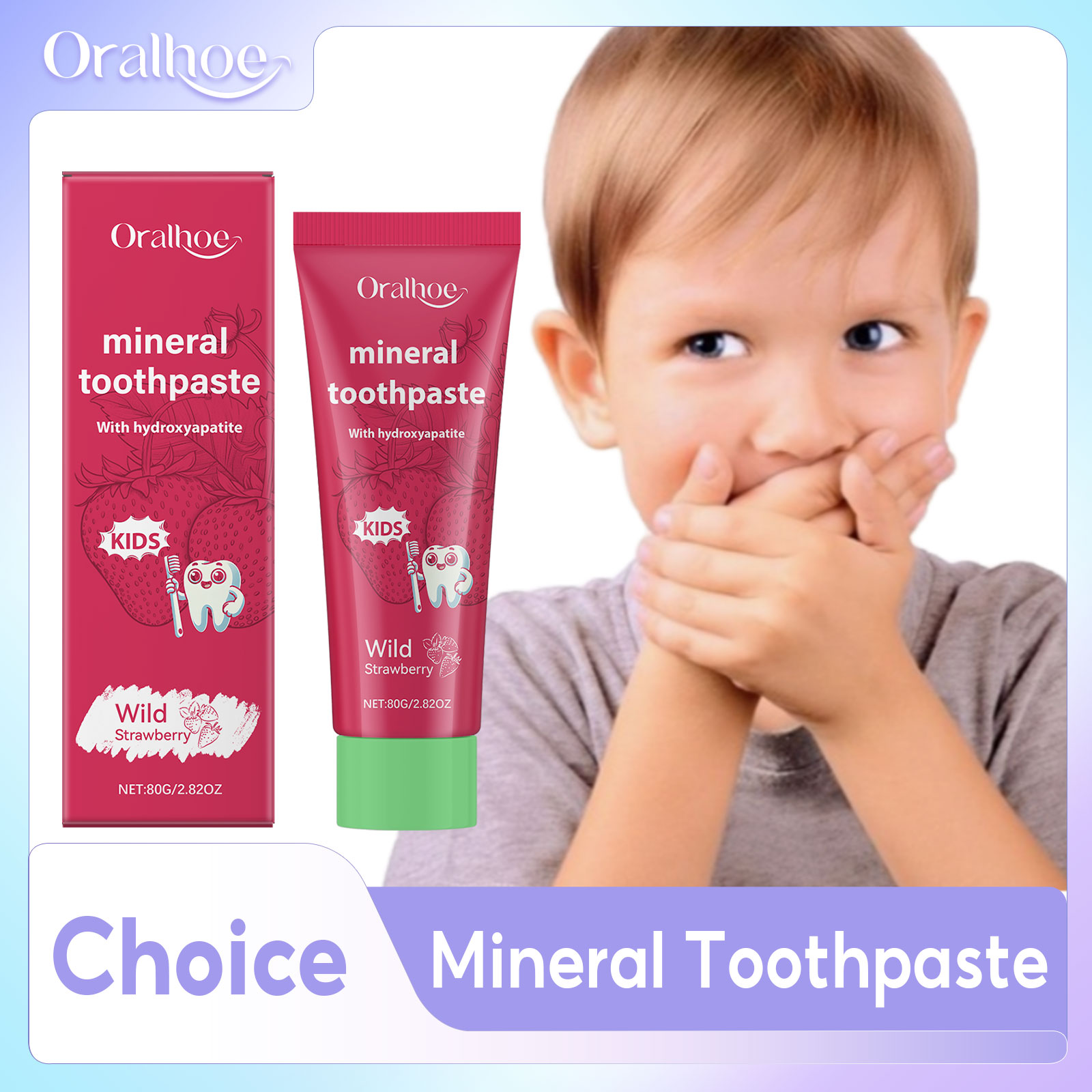 Oralhoe Kids Toothpaste Clean  - Hydroxyapatite Toothpaste 리뷰 및 가격