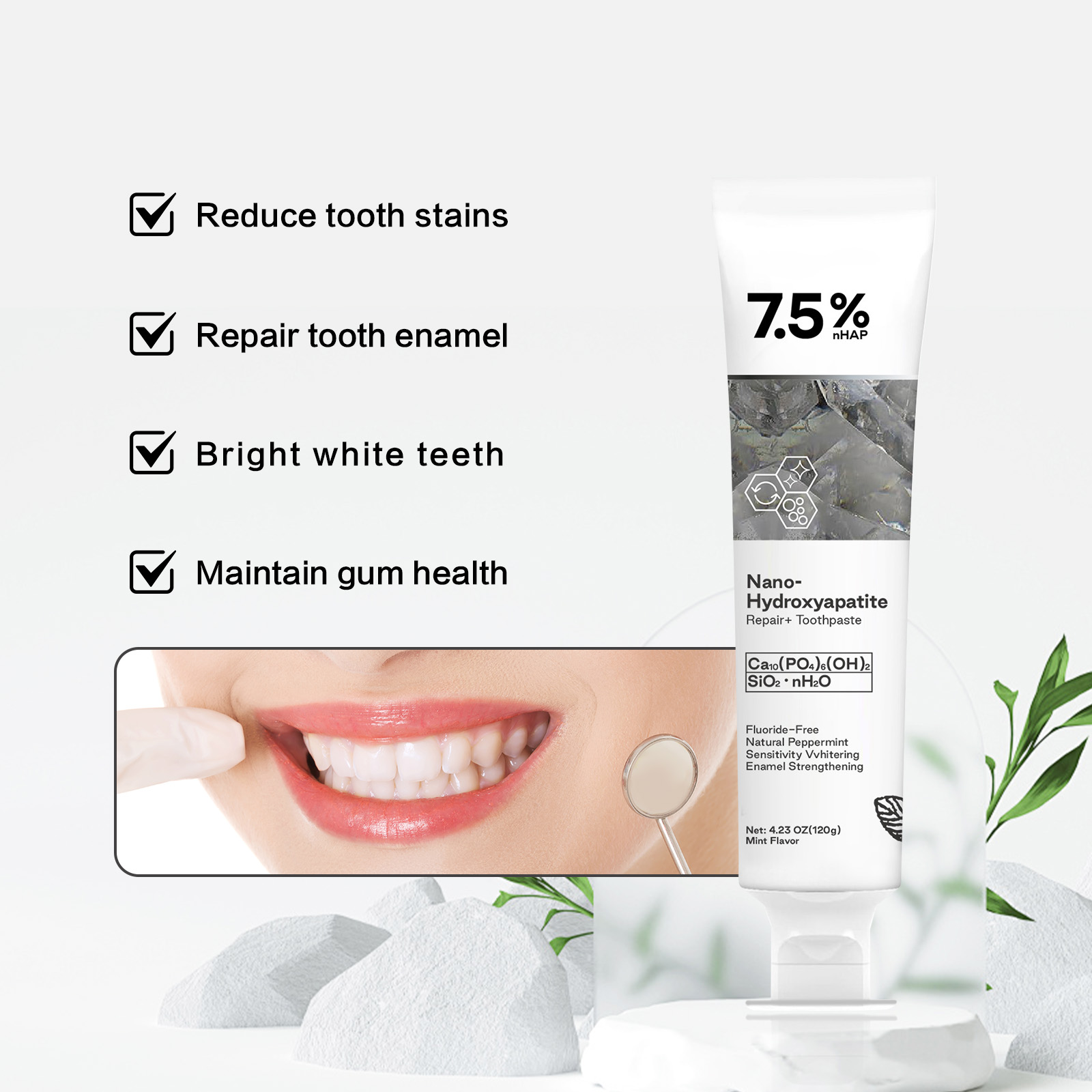Nano Hydroxyapatite Toothpaste - Hydroxyapatite Toothpaste 리뷰 및 가격