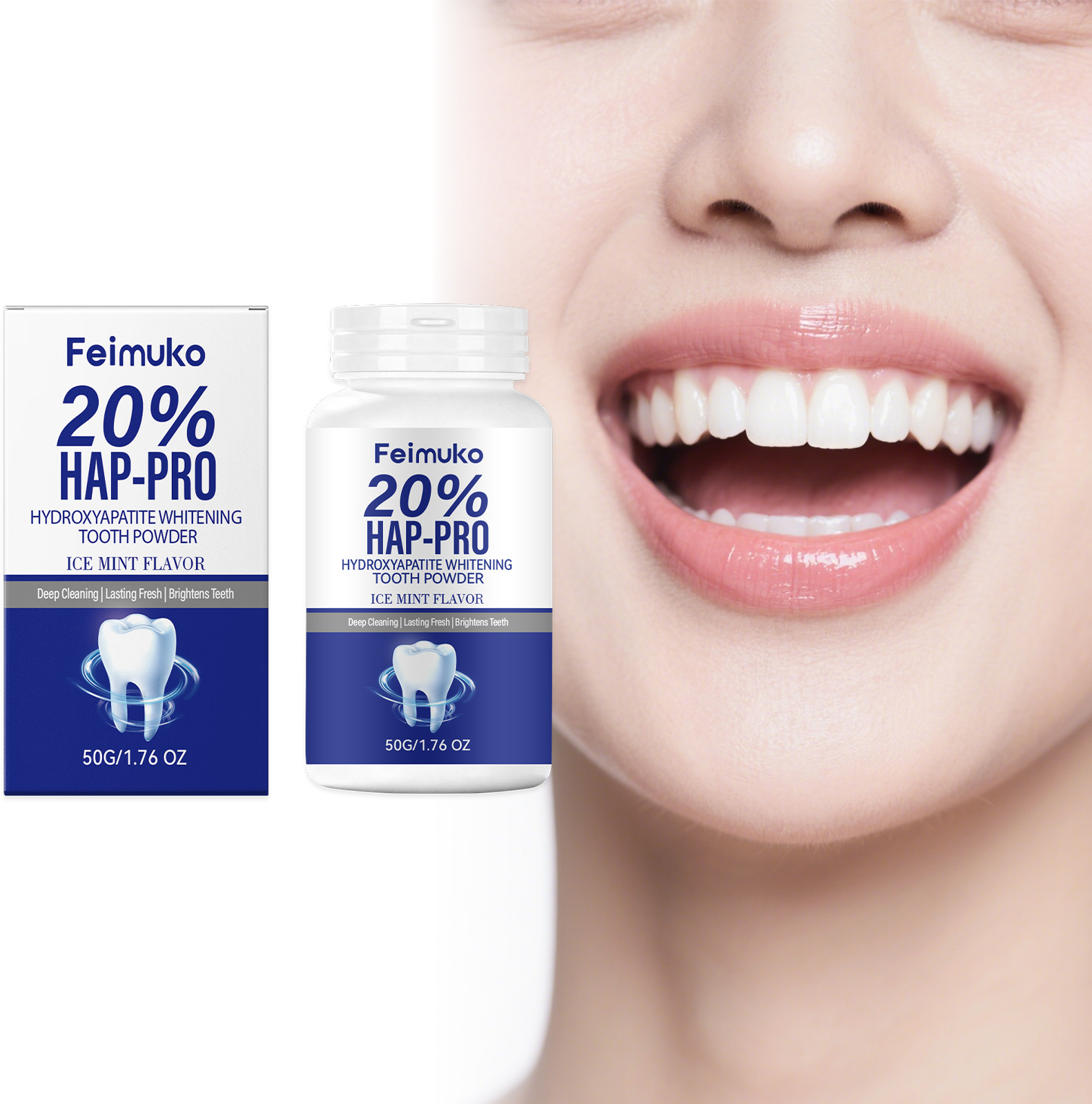 20% Hydroxyapatite Tooth Powde - Teeth Whitening Quotes 리뷰 및 가격