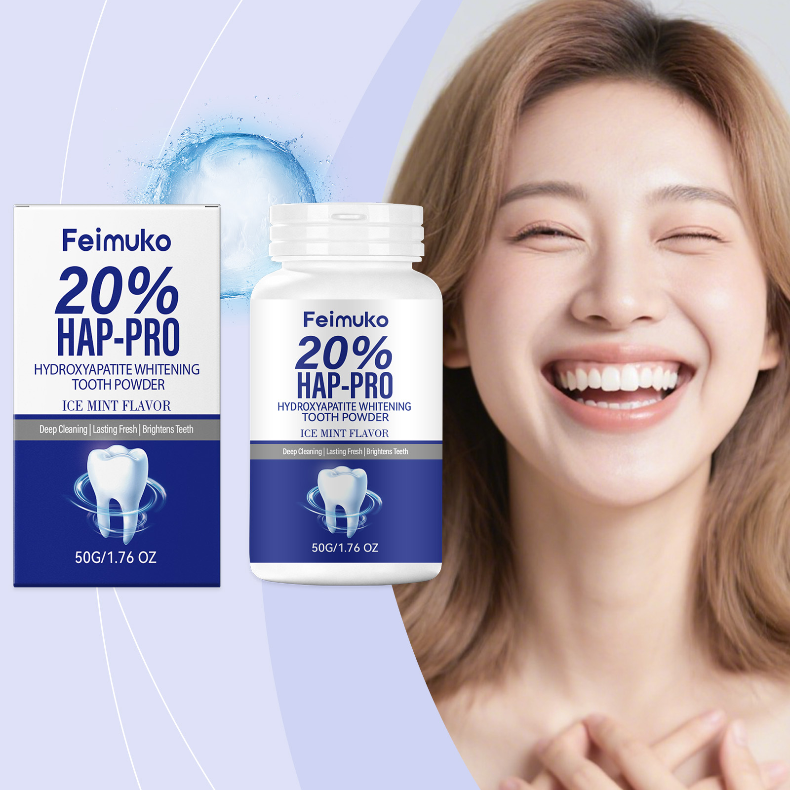 20% Hydroxyapatite Tooth Powde - Teeth Whitening Quotes 리뷰 및 가격