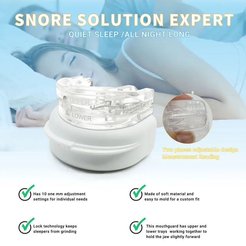Silicone Anti-Snore Mouthpiece - Teeth Whitening Mouth Guard 리뷰 및 가격