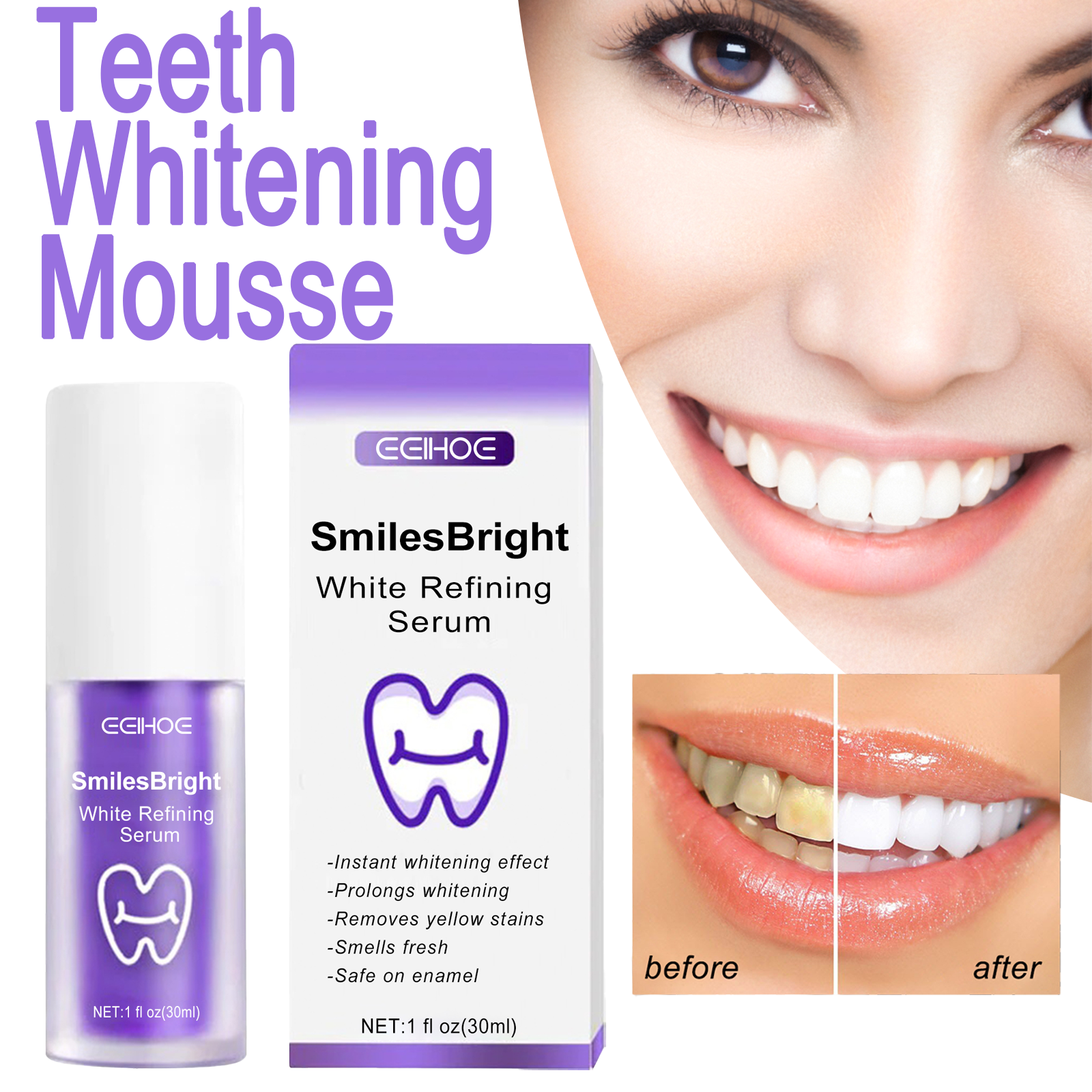 EELHOE Smiles Bright White Ref - Hydroxyapatite Toothpaste 리뷰 및 가격
