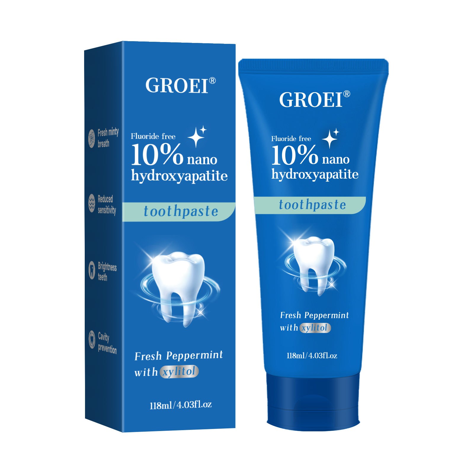 GROEI 10% Nano Hydroxyapatite  - Hydroxyapatite Toothpaste 리뷰 및 가격