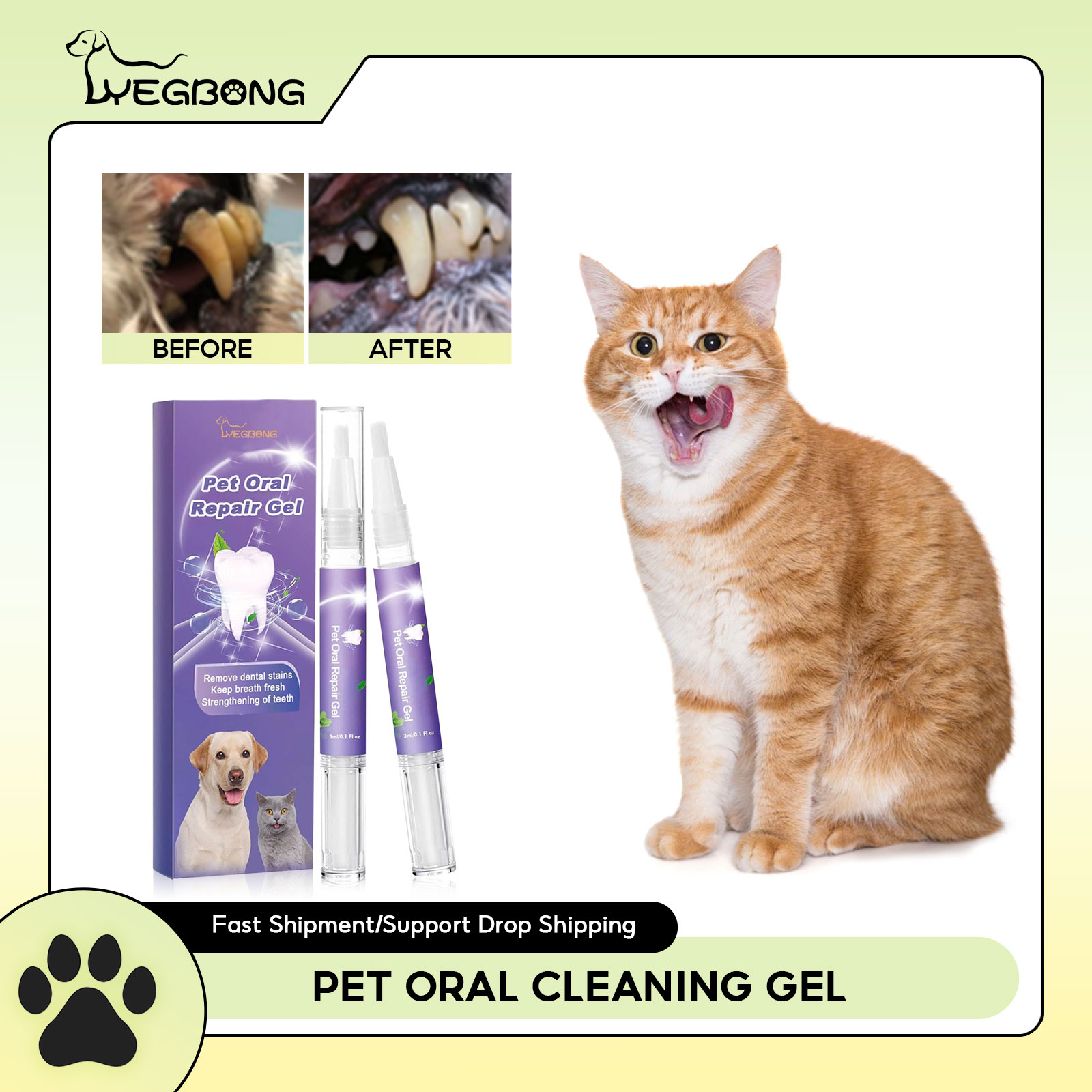 Pet Oral Repair Gel Puppy Tart - Teeth Whitening Remedies 리뷰 및 가격