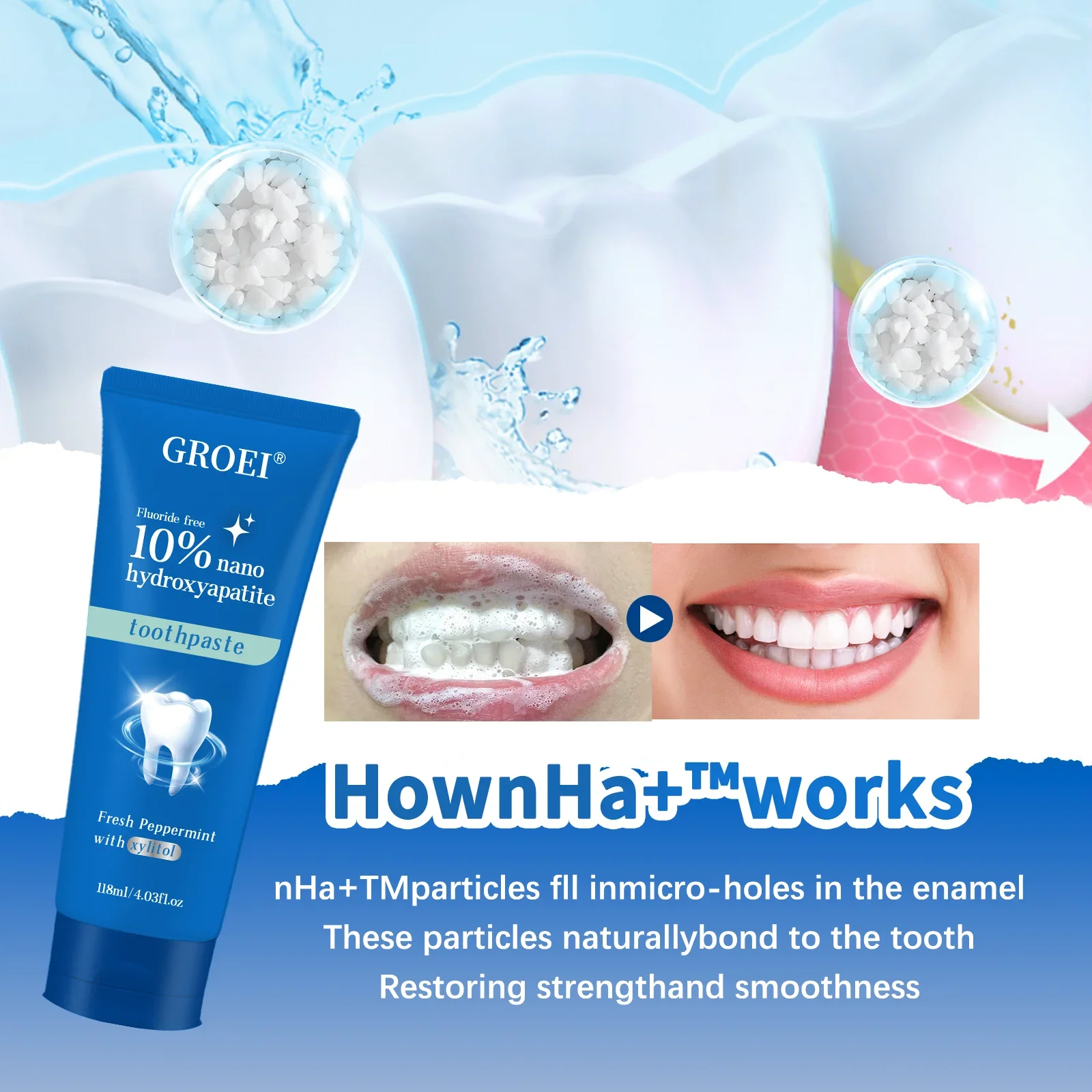 Cavity Prevention Xylitol Toot - Hydroxyapatite Toothpaste 리뷰 및 가격