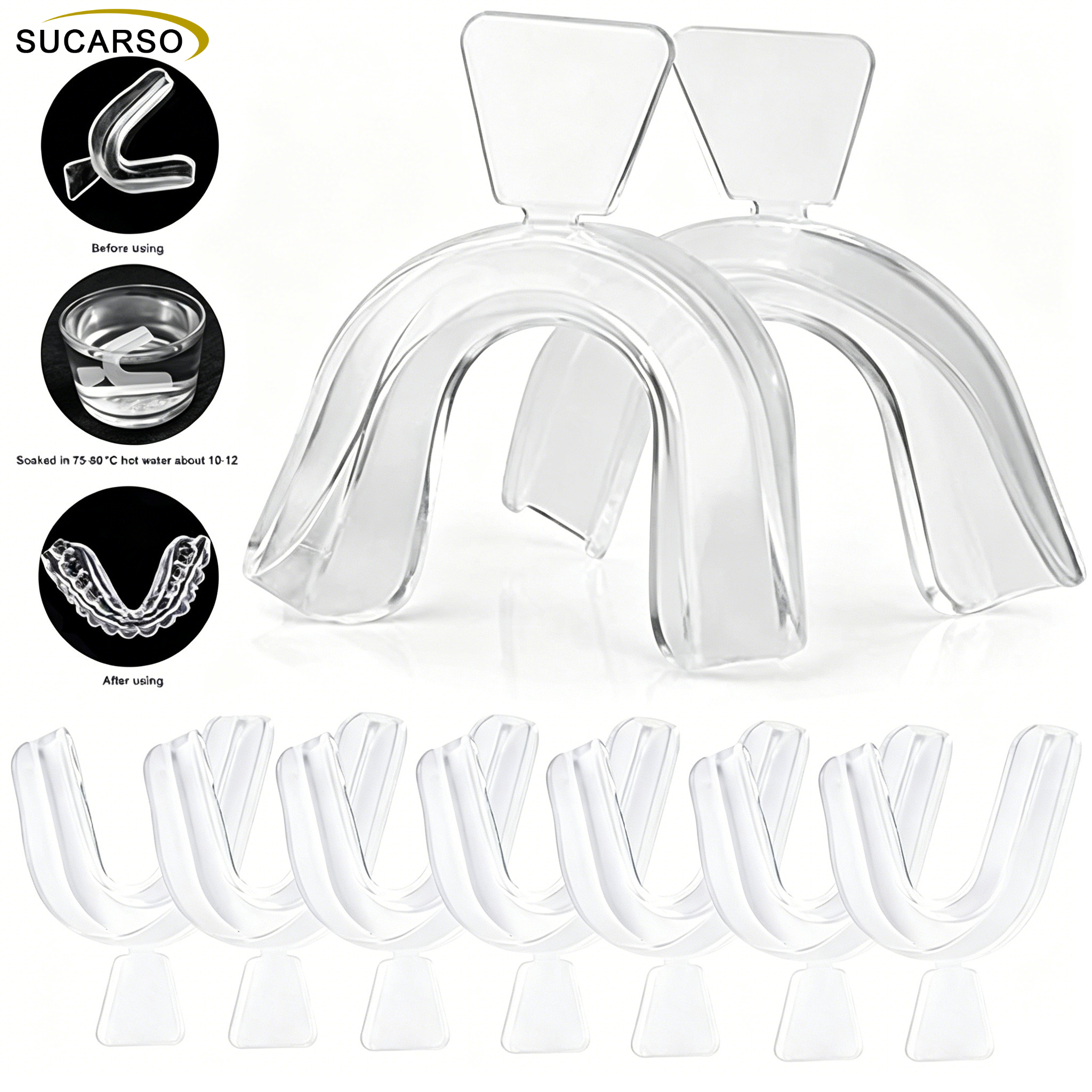 2/4/10Pc Silicone Mouth Guard  - Teeth Whitening Mouth Guard 리뷰 및 가격