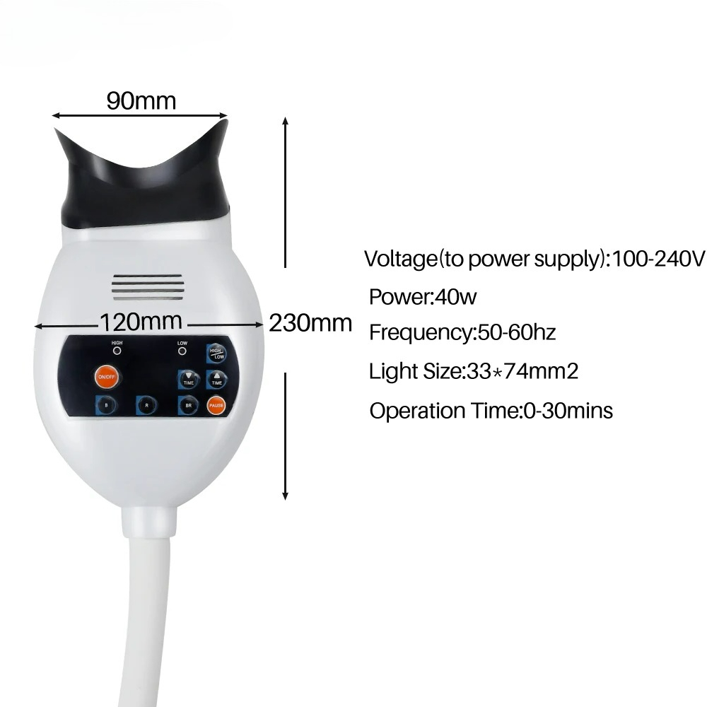 Adjustable 3 Colors LED Teeth  - Teeth Whitening Dental 리뷰 및 가격