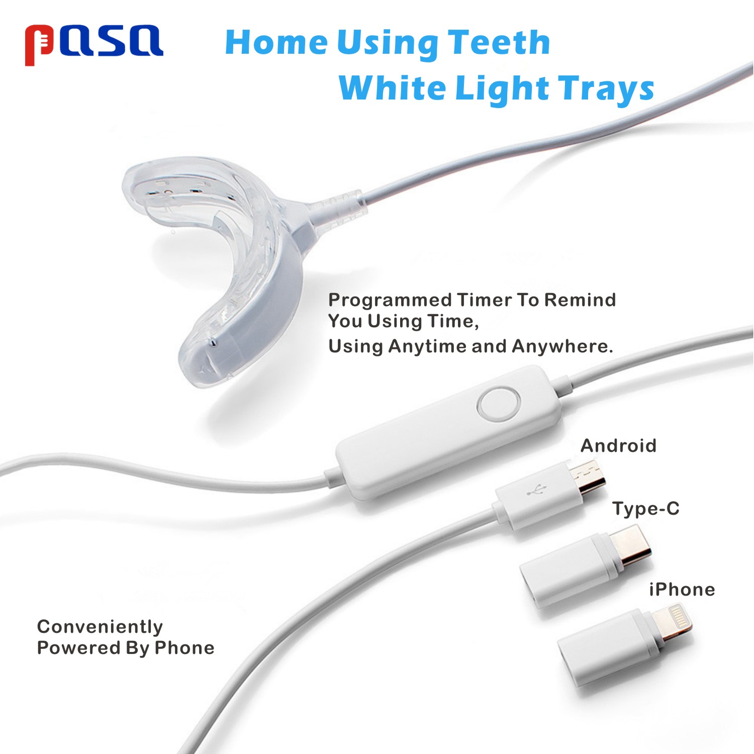 Portable LED Cold Blue Light S - Teeth Whitening Home Kit 리뷰 및 가격