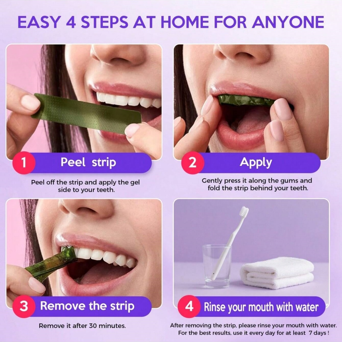 Deluxe Whitening Teeth Sticker - Teeth Whitening In Office 리뷰 및 가격