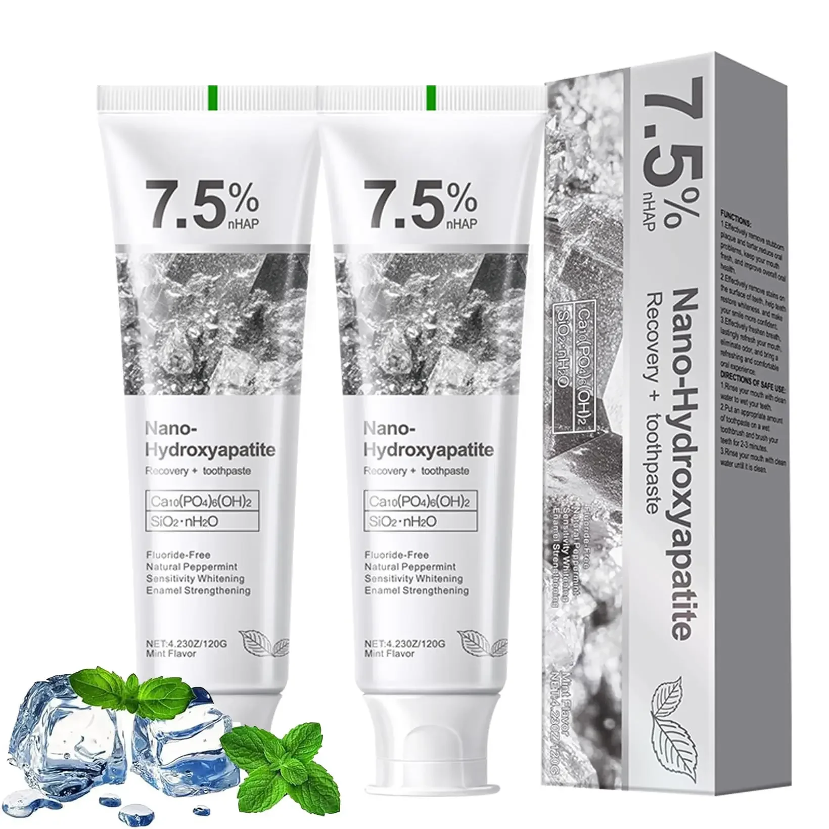 7.5% Hydroxyapatite Toothpaste - Hydroxyapatite Toothpaste 리뷰 및 가격