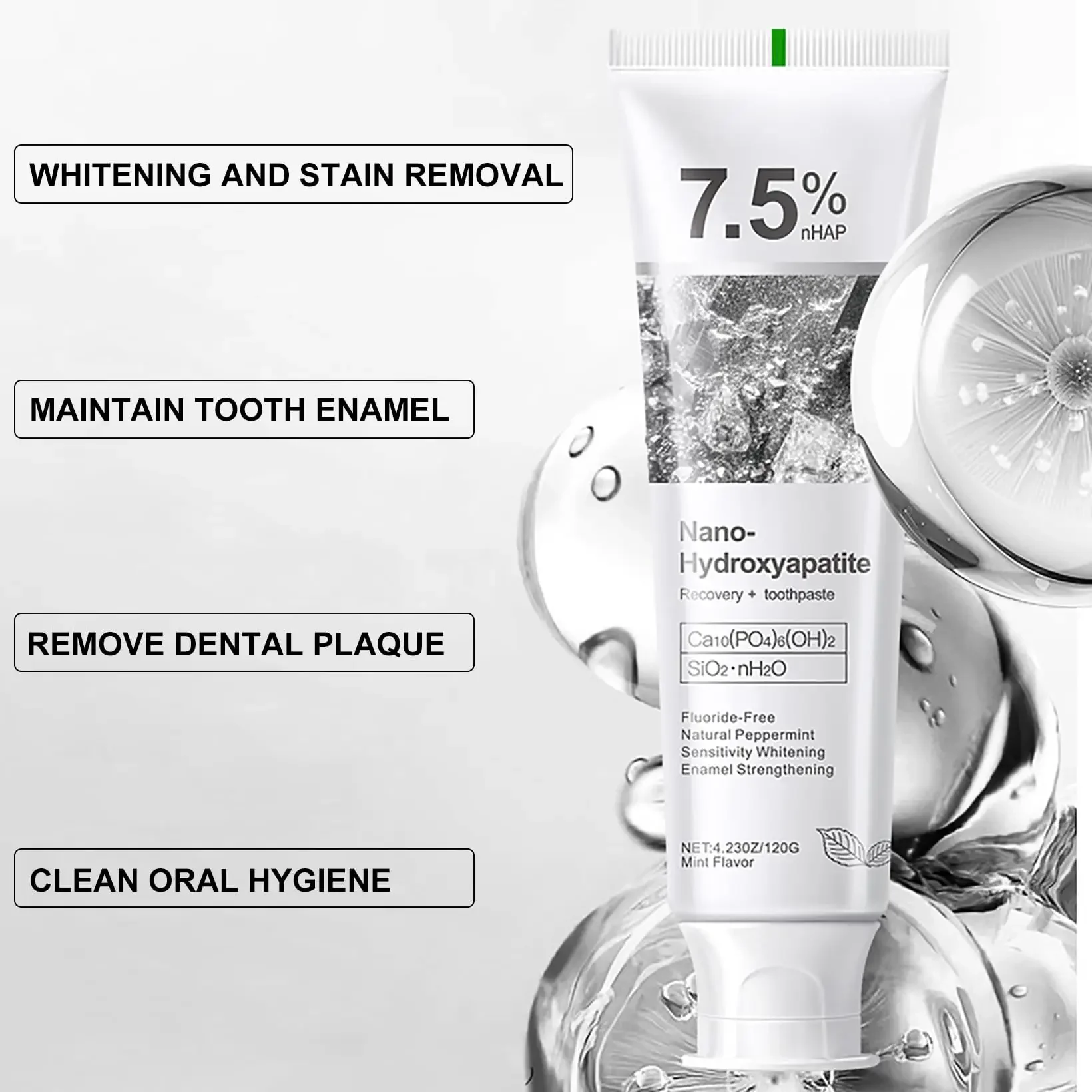 7.5% Hydroxyapatite Toothpaste - Hydroxyapatite Toothpaste 리뷰 및 가격