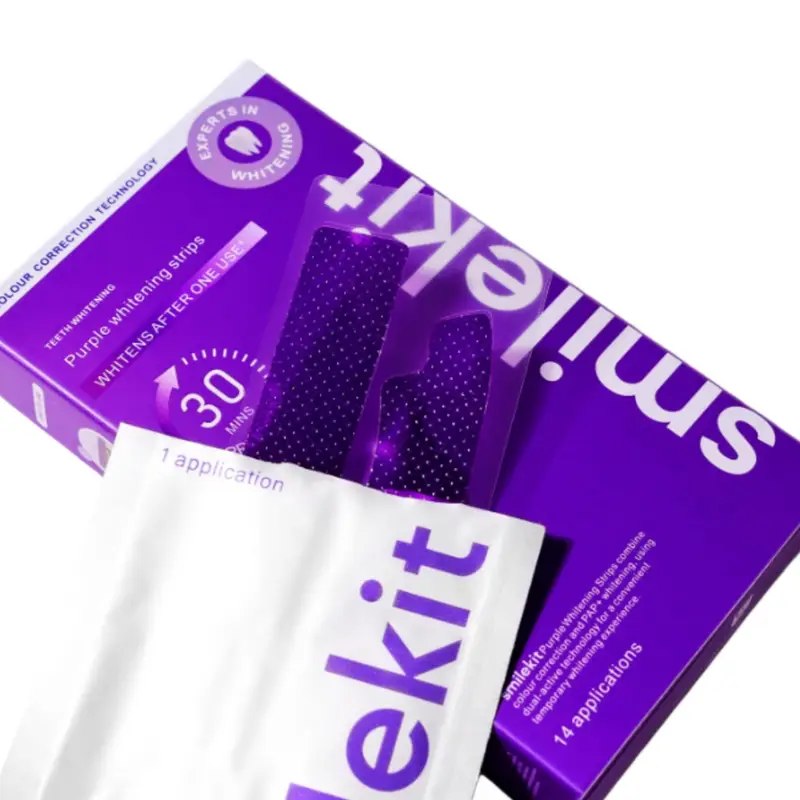 14 Pairs Purple Dental Strips  - Teeth Whitening Quotes 리뷰 및 가격