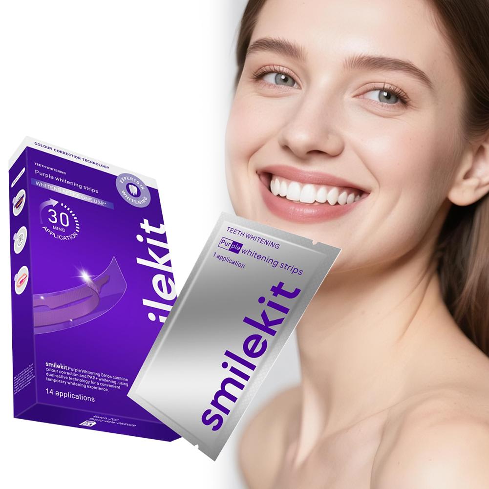 42Pairs Purple Teeth Whitening - Teeth Whitening Quotes 리뷰 및 가격