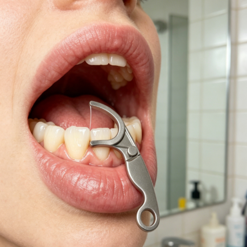 Stainless Steel Reusable Tooth - Dental Floss Picks 리뷰 및 가격