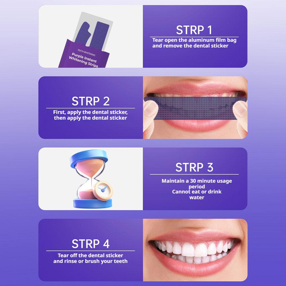 V34 Teeth Whitening Strips - E - Teeth Whitening Home Kit 리뷰 및 가격